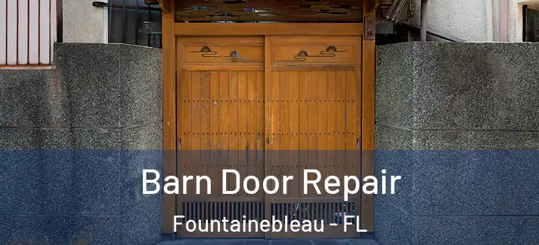  Barn Door Repair Fountainebleau - FL