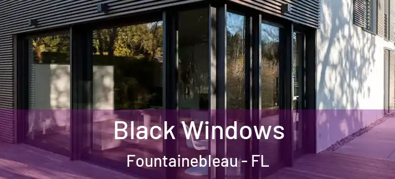  Black Windows Fountainebleau - FL