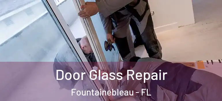  Door Glass Repair Fountainebleau - FL