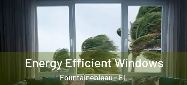  Energy Efficient Windows Fountainebleau - FL