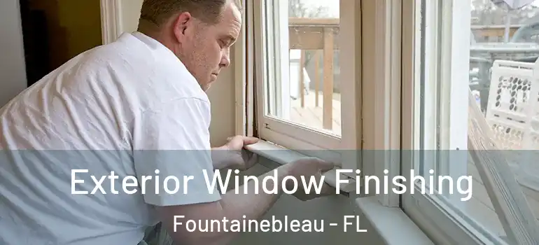  Exterior Window Finishing Fountainebleau - FL