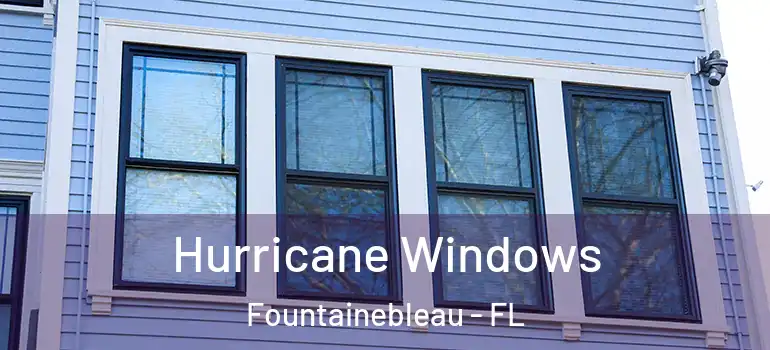  Hurricane Windows Fountainebleau - FL
