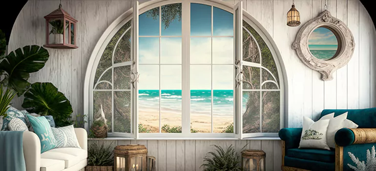 Interior Half-round Windows in Fountainebleau, FL