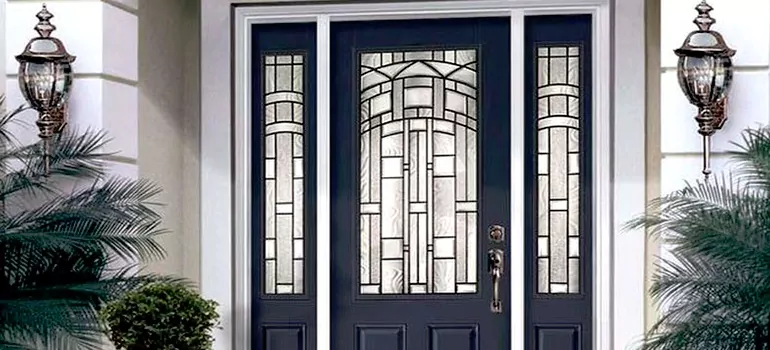 Stained Glass Door Panels in Fountainebleau, FL