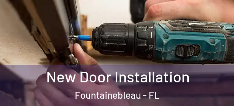  New Door Installation Fountainebleau - FL