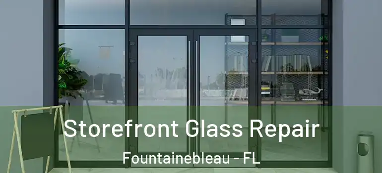  Storefront Glass Repair Fountainebleau - FL
