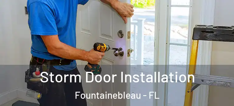  Storm Door Installation Fountainebleau - FL