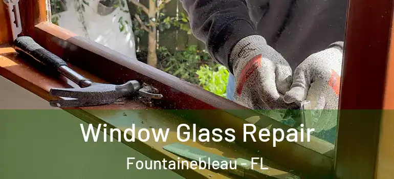  Window Glass Repair Fountainebleau - FL