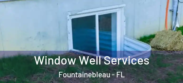  Window Well Services Fountainebleau - FL